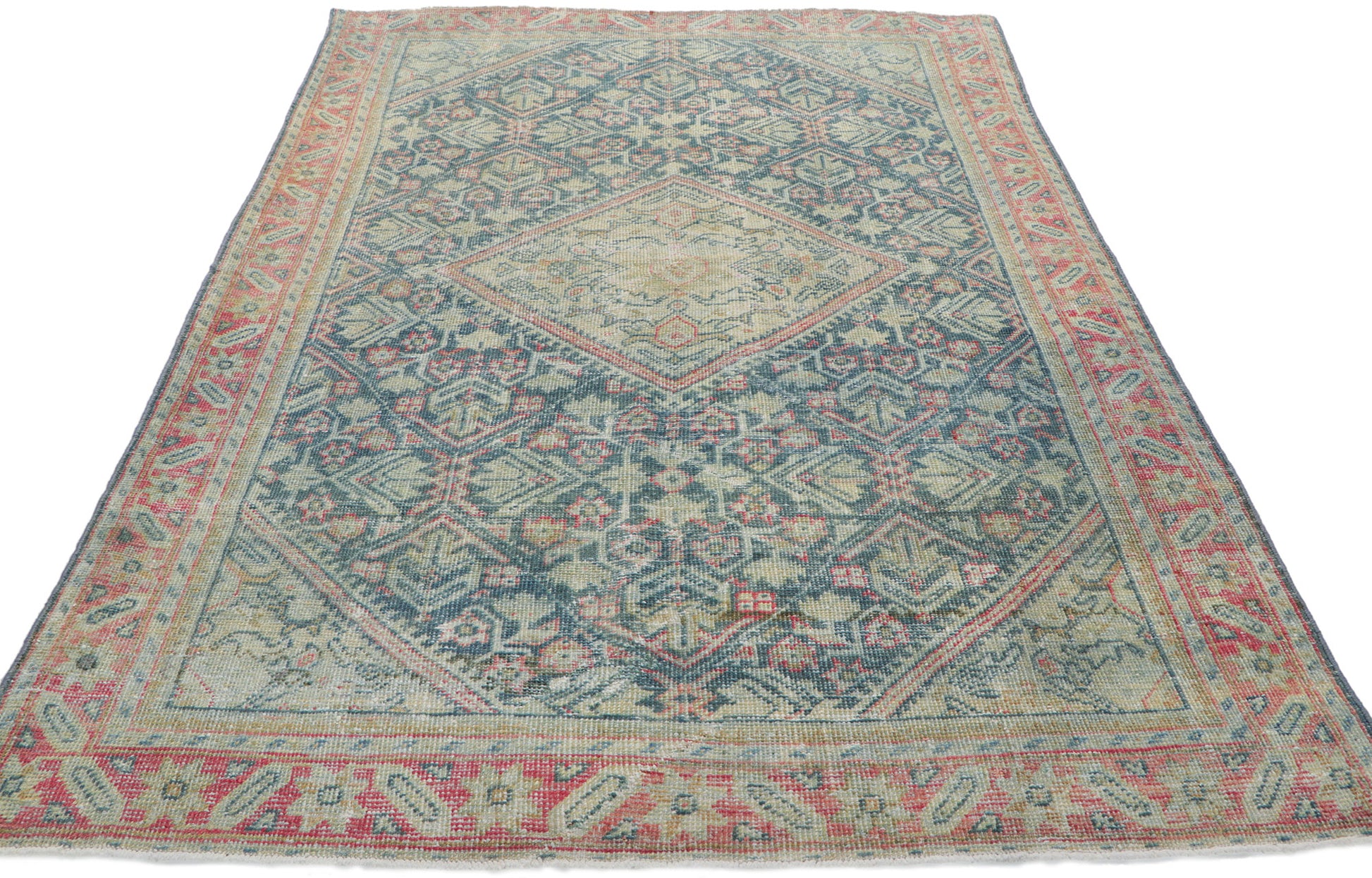 4 x 7 Antique Persian Mahal Rug 61128