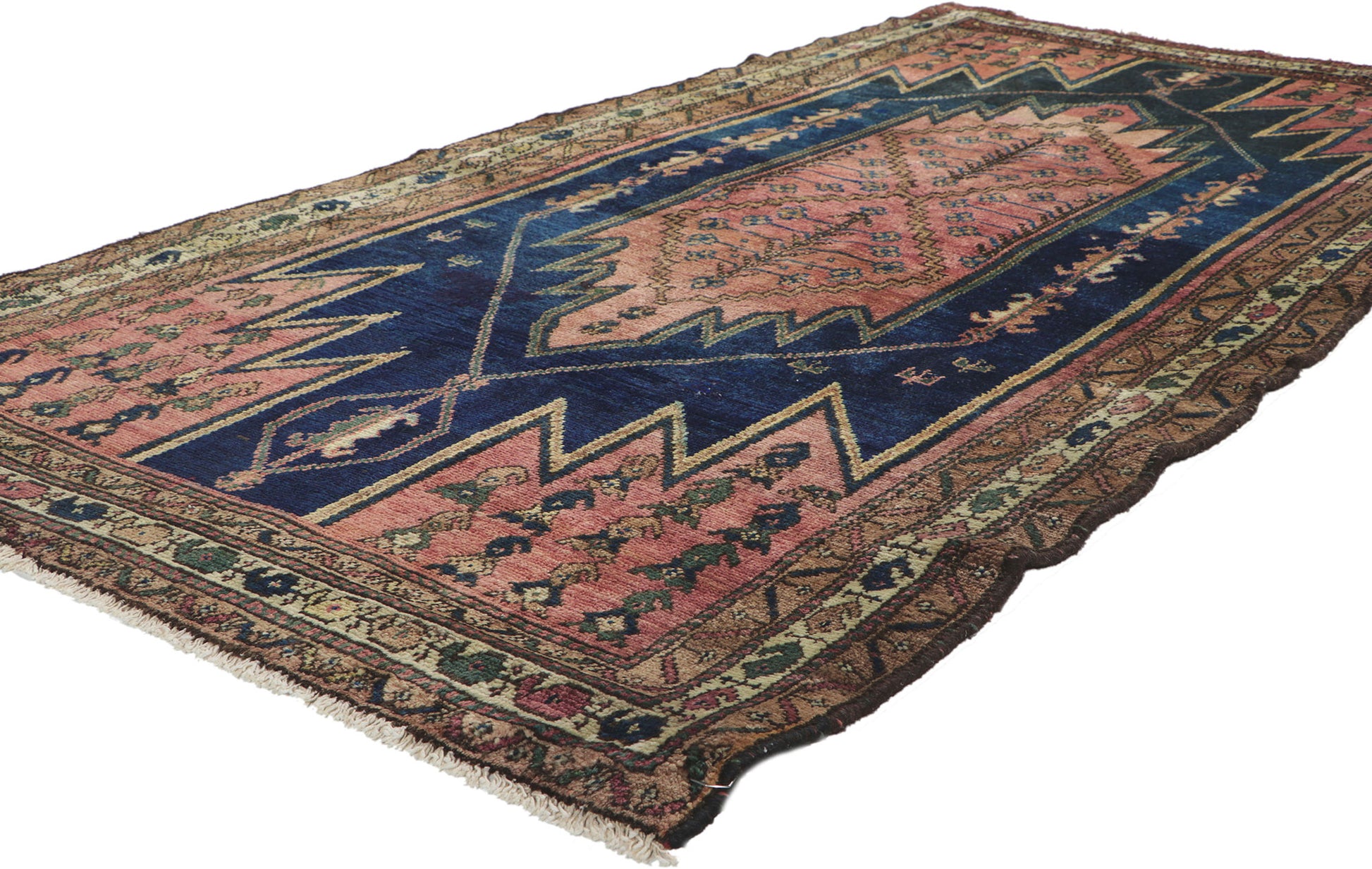 4 x 7 Antique Persian Malayer Rug 61166