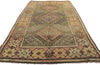 4 x 7 Antique Turkish Oushak Rug 73965
