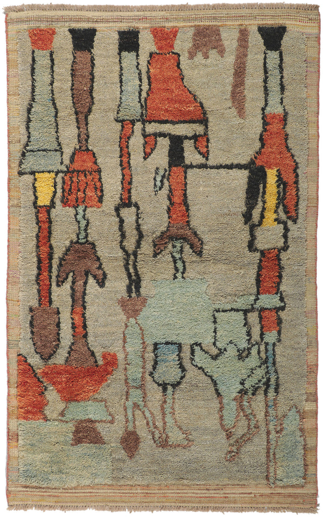 4 x 7 Moroccan High-Low Rug 80713