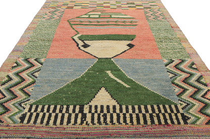 4 x 7 Contemporary Moroccan Textured Rug 80717