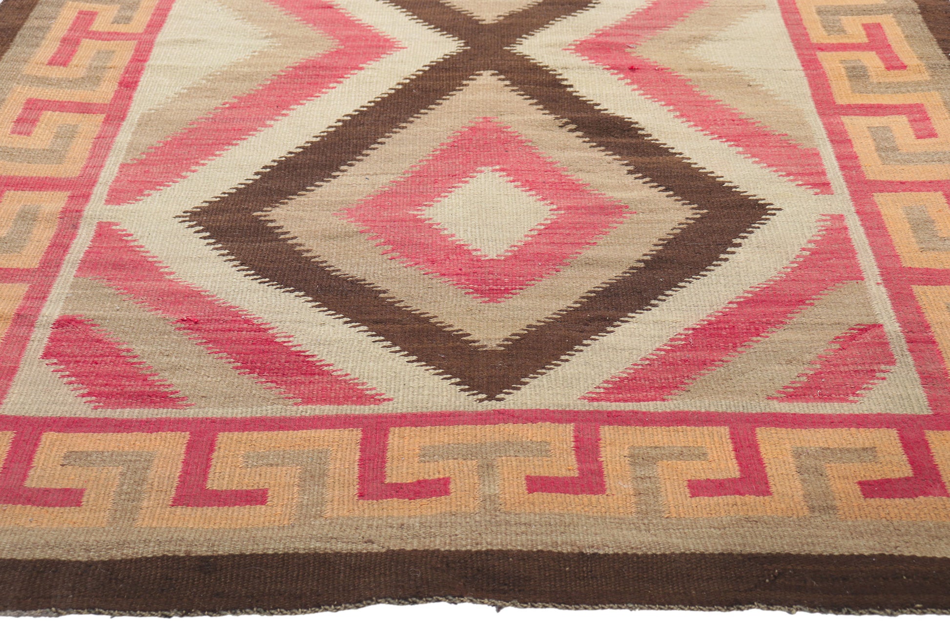 4 x 7 Vintage Eye Dazzler Navajo Rug 78430