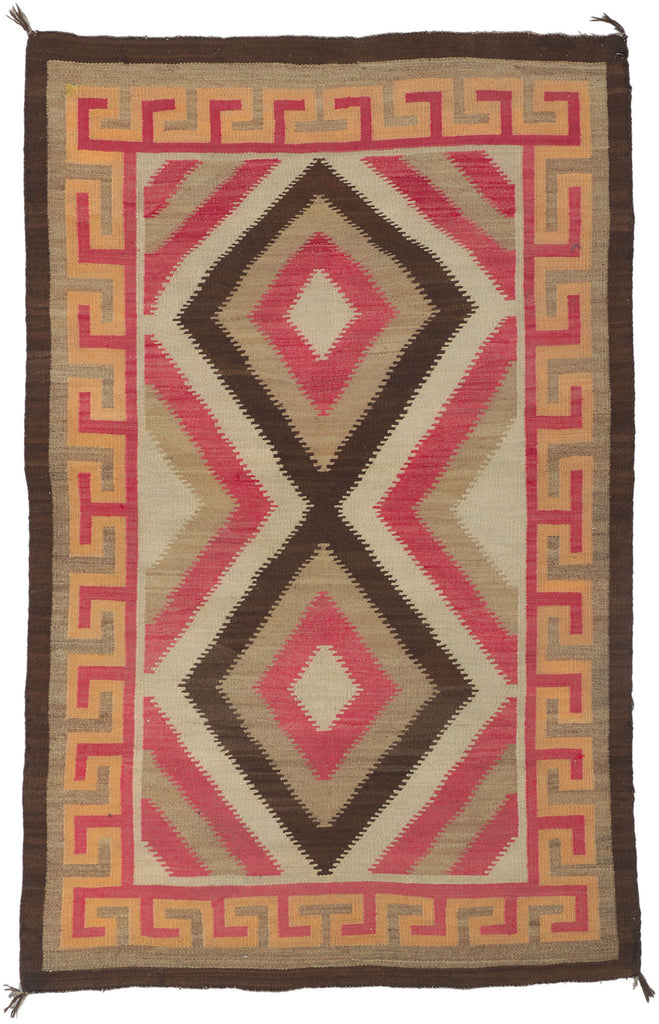4 x 7 Vintage Eye Dazzler Navajo Rug 78430