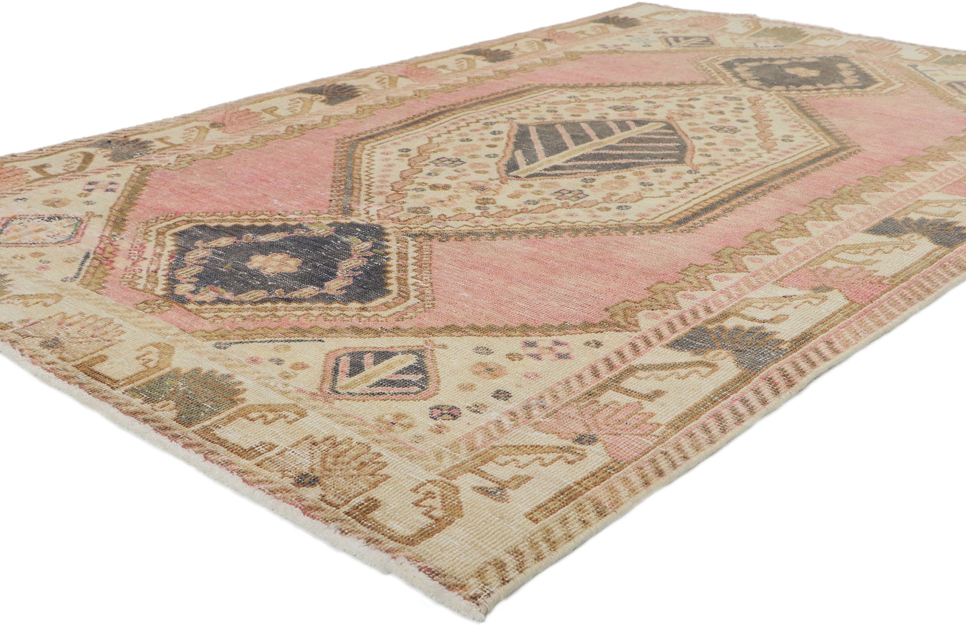 4 x 7 Vintage Persian Malayer Rug 61138