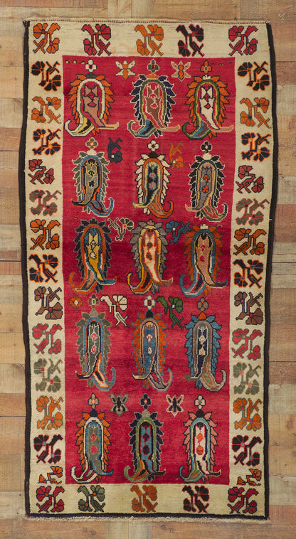 4 x 7 Vintage Persian Shiraz Rug 61161