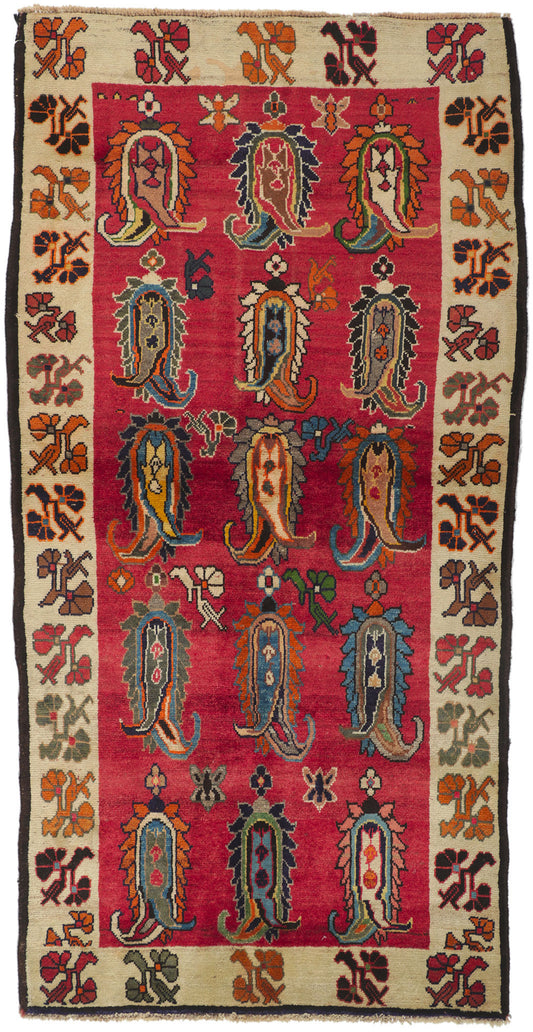 4 x 7 Vintage Persian Shiraz Rug 61161