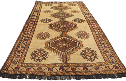 4 x 7 Vintage Persian Shiraz Rug 75052