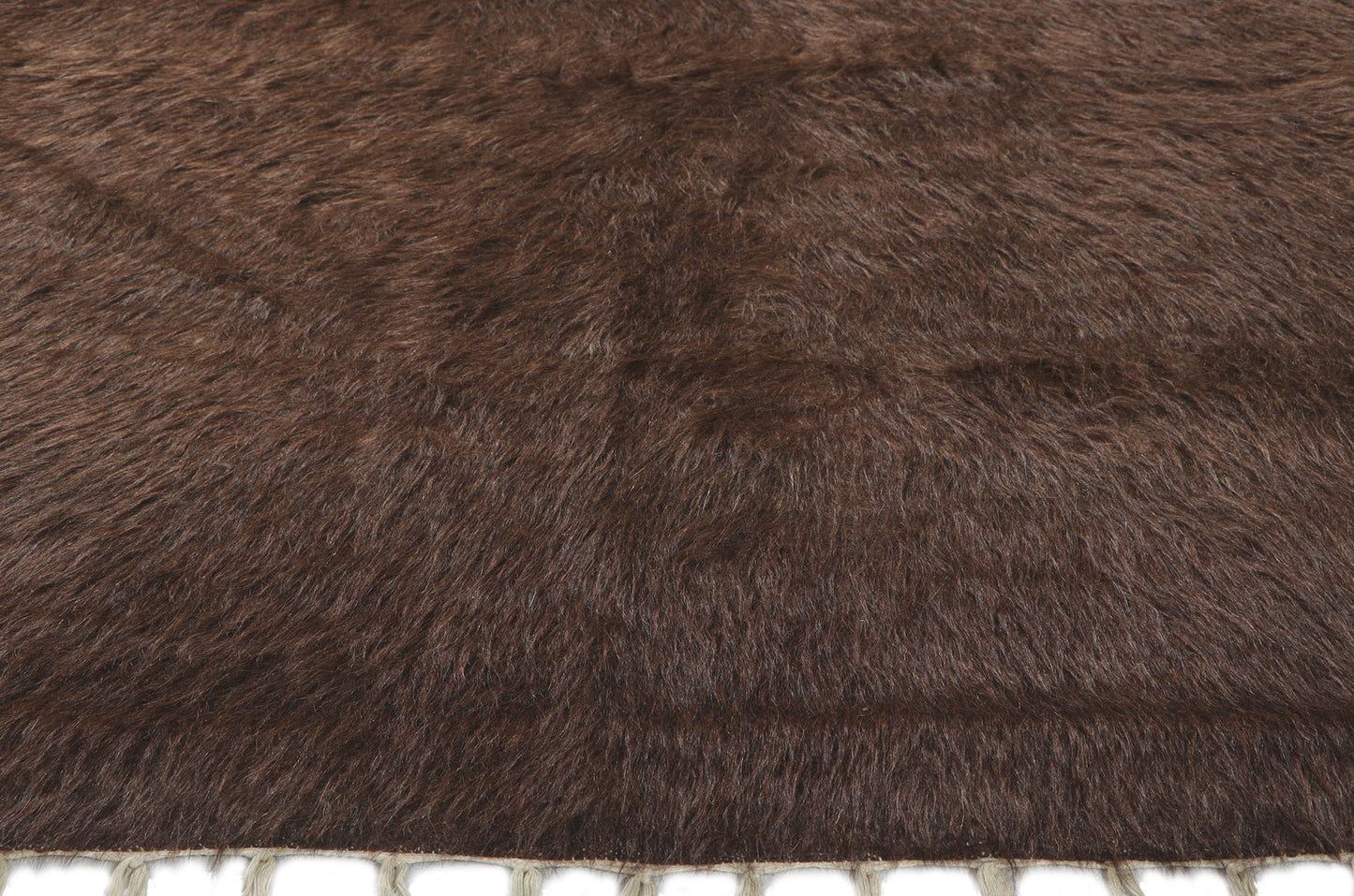 4 x 7 Turkish Angora Wool Kilim Rug 53839
