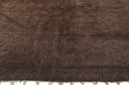 4 x 7 Turkish Angora Wool Kilim Rug 53839