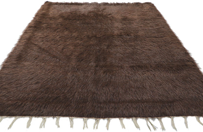 4 x 7 Turkish Angora Wool Kilim Rug 53839