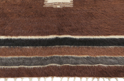4 x 7 Turkish Angora Wool Kilim Rug 53858