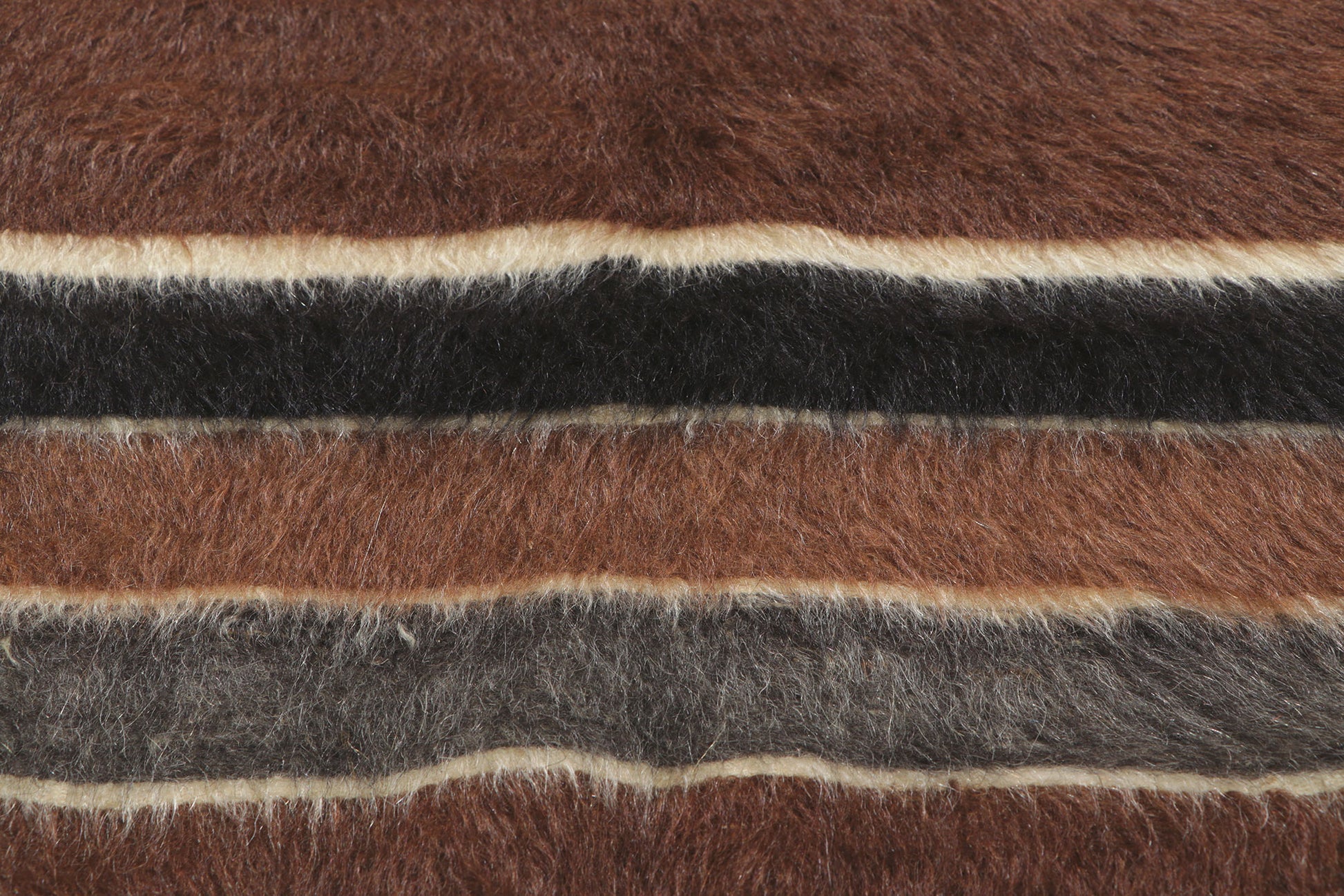 4 x 7 Turkish Angora Wool Kilim Rug 53858