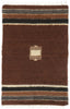 4 x 7 Turkish Angora Wool Kilim Rug 53858