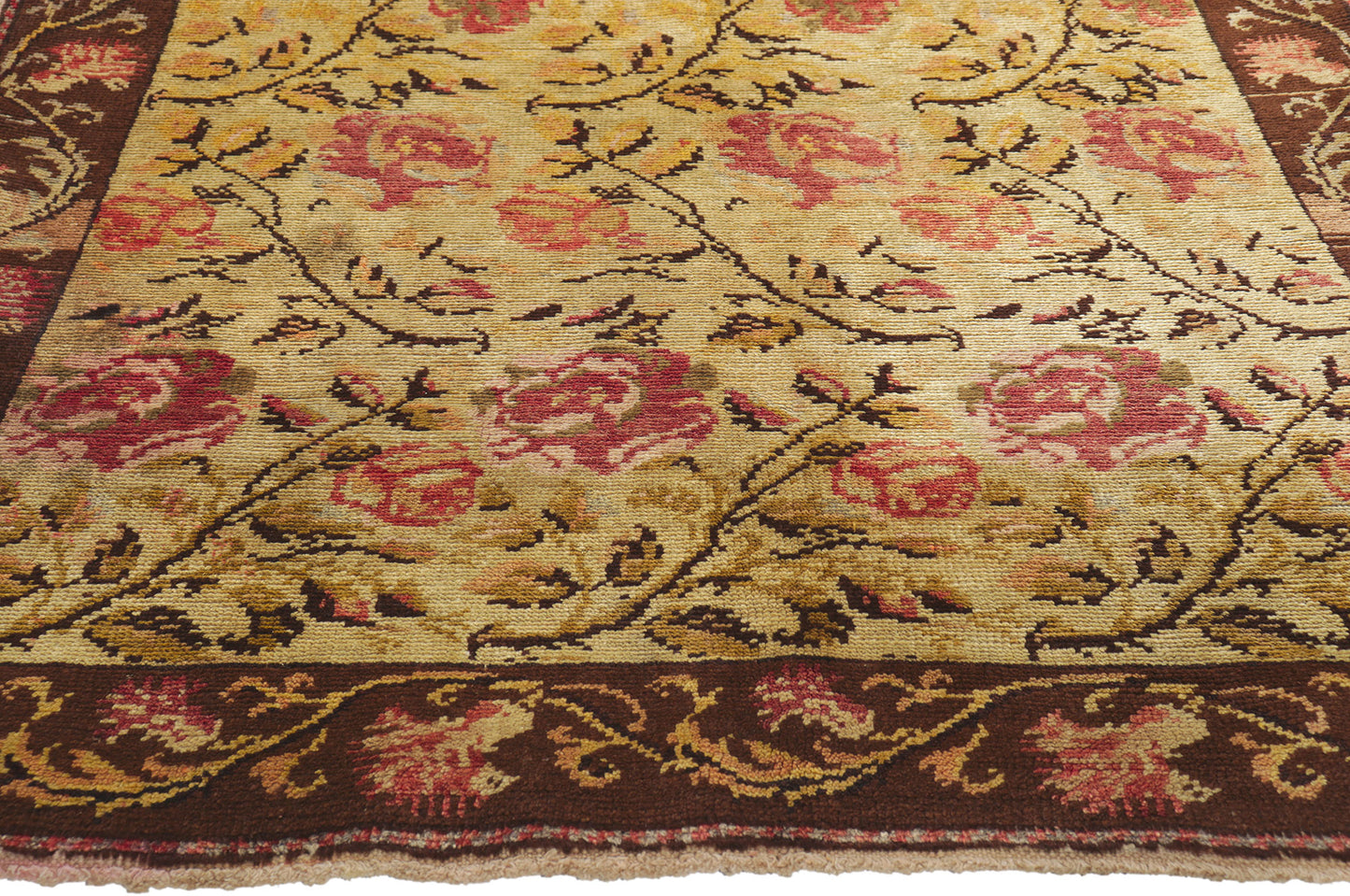 4 x 7 Vintage Turkish Oushak Rug 50093
