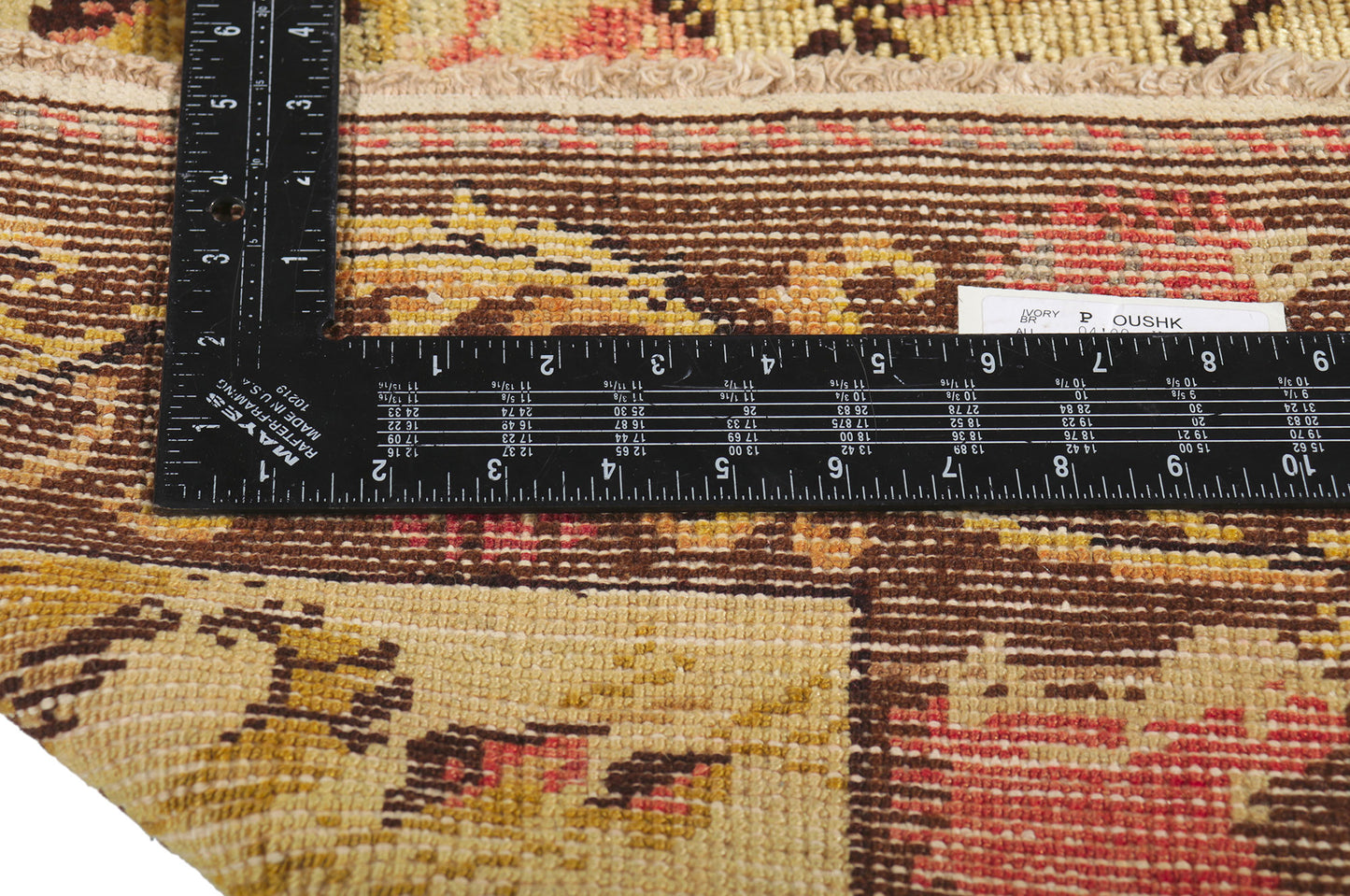 4 x 7 Vintage Turkish Oushak Rug 50093