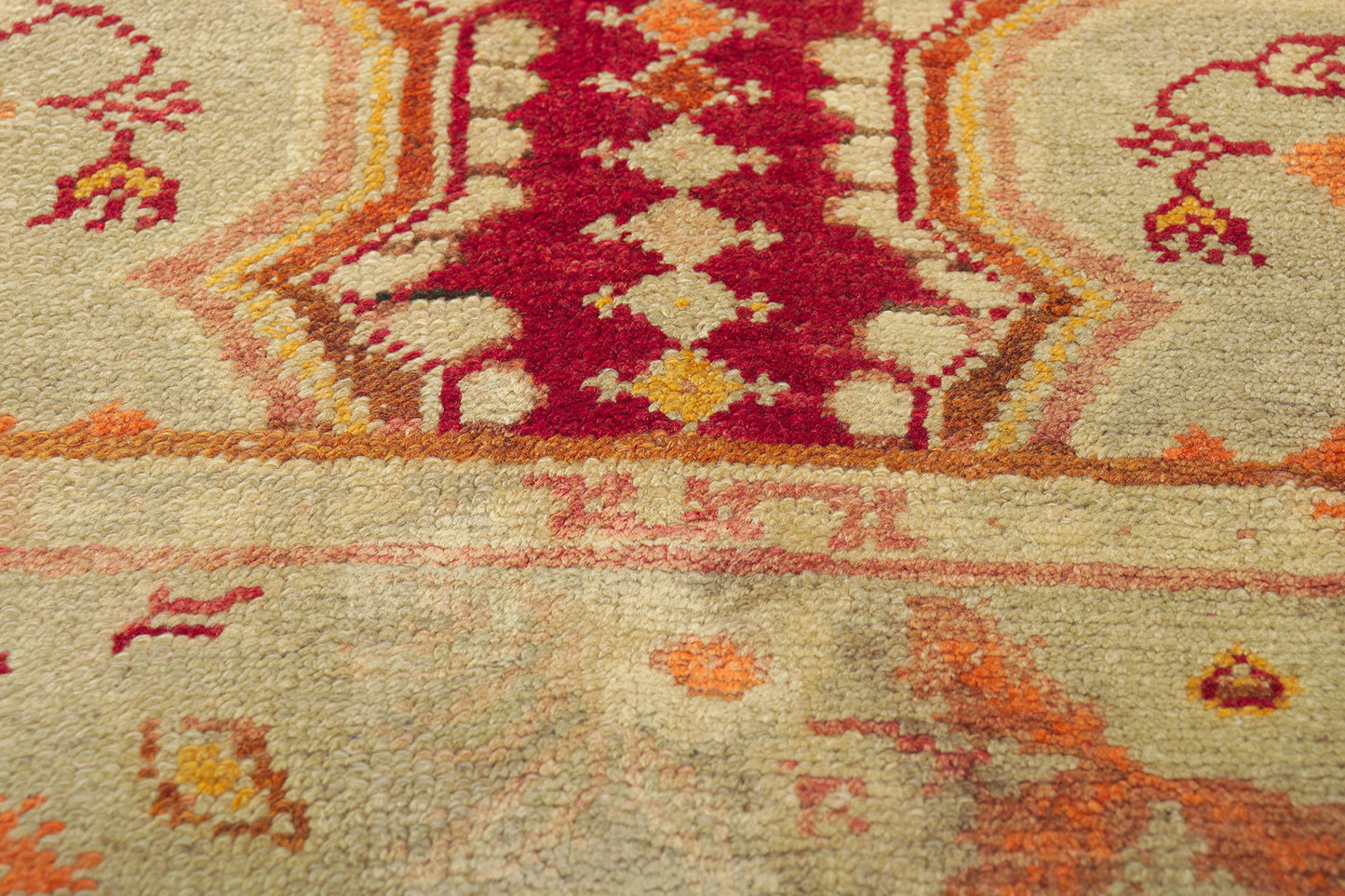 4 x 7 Vintage Turkish Oushak Rug 50760