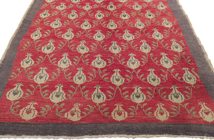 4 x 7 Vintage Turkish Oushak Rug 51309