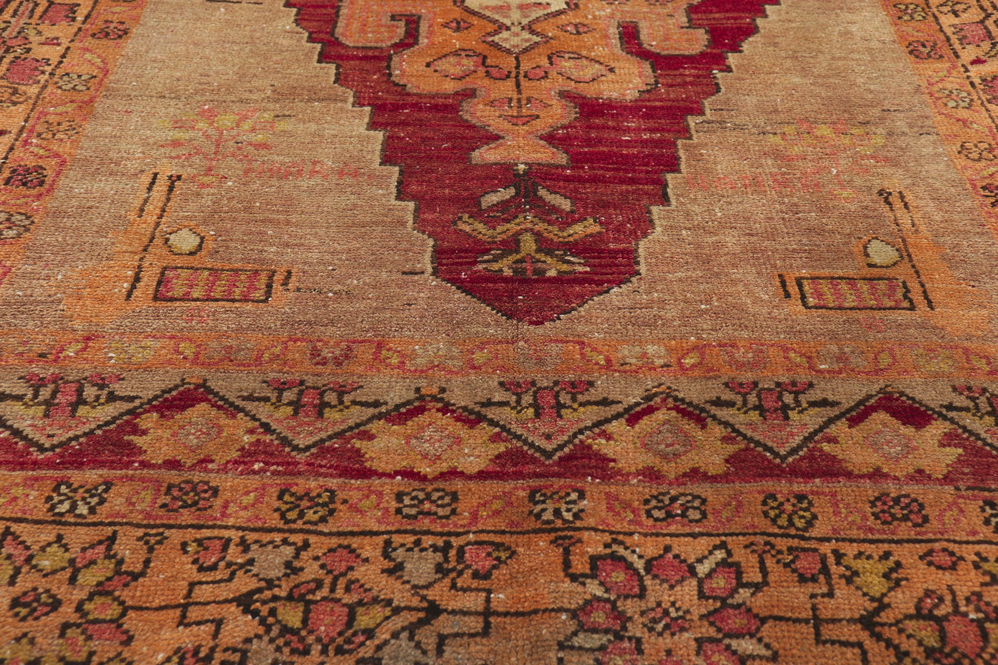 4 x 7 Vintage Turkish Oushak Rug 51704