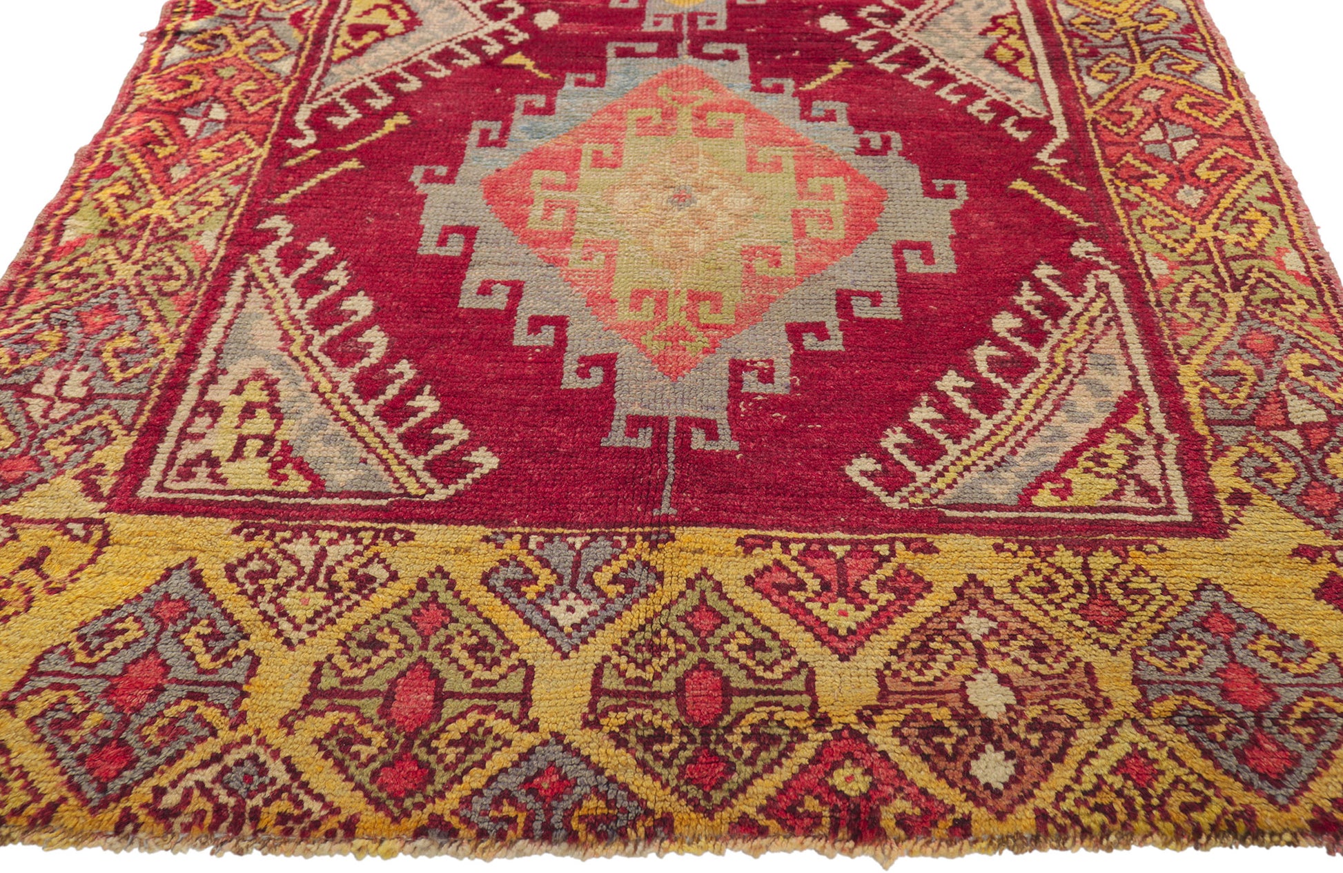 4 x 7 Vintage Turkish Oushak Rug 51731