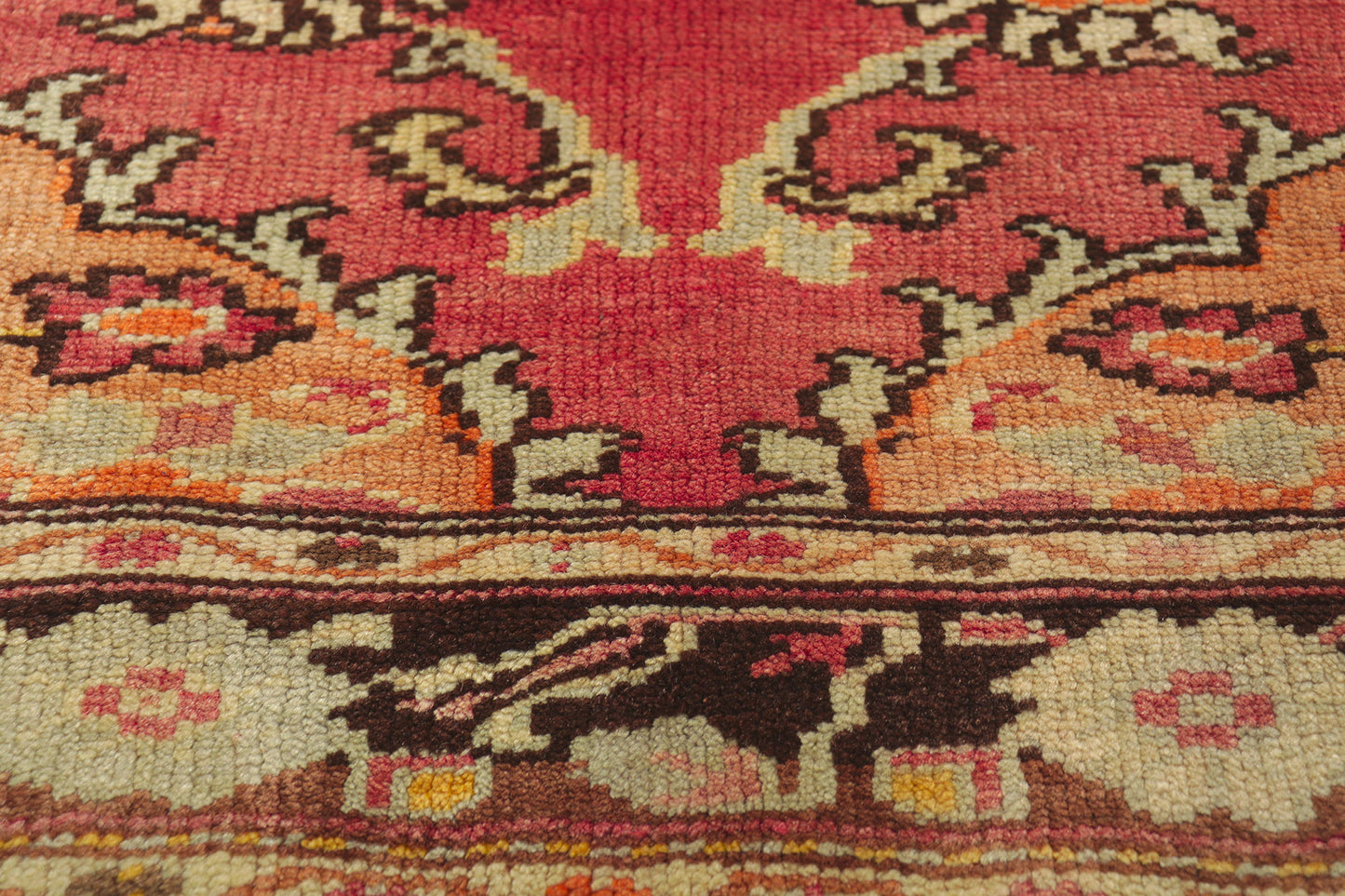 4 x 7 Vintage Turkish Oushak Rug 73640