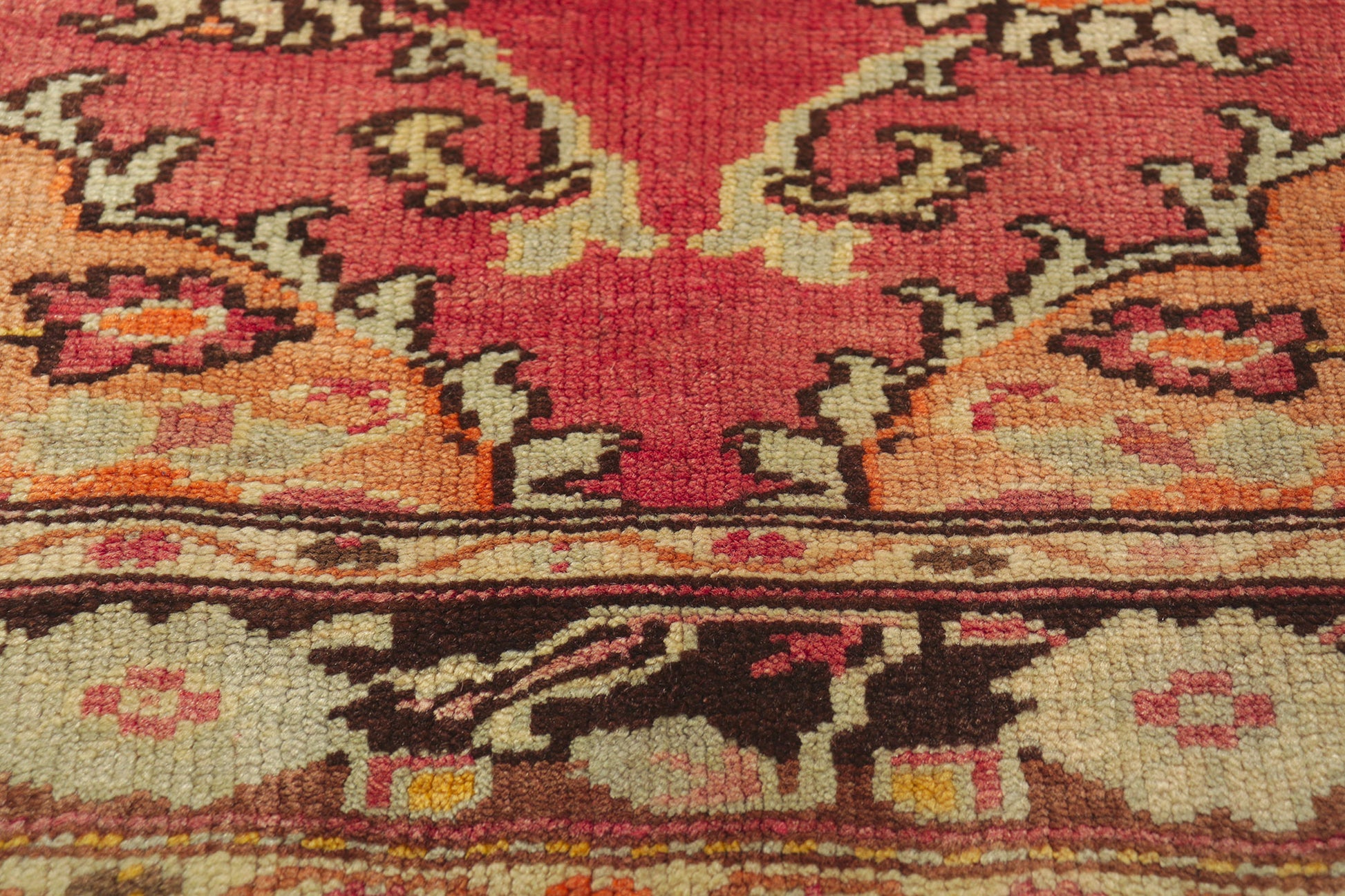 4 x 7 Vintage Turkish Oushak Rug 73640