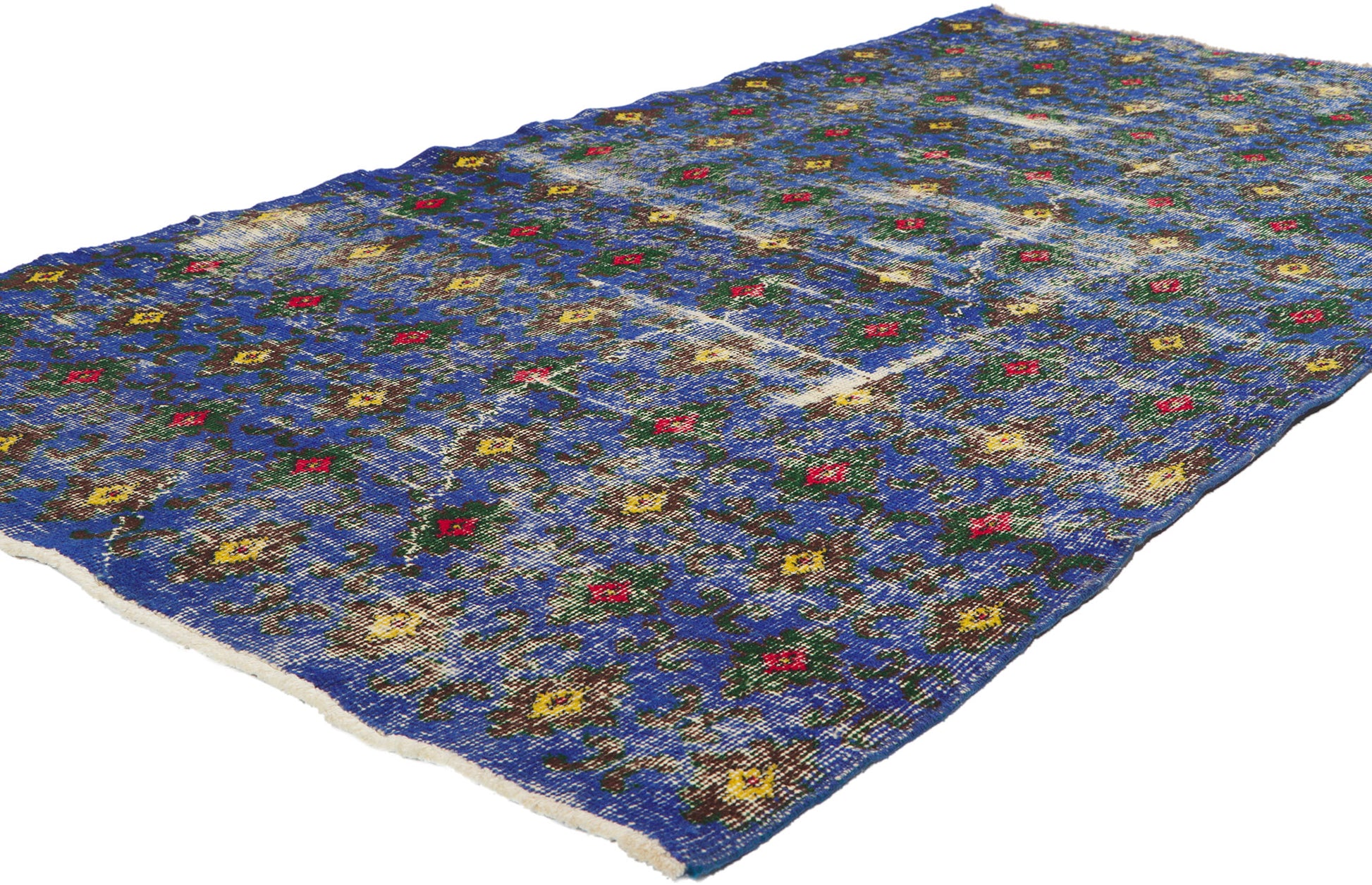 4 x 7 Zeki Muren Vintage Sivas Rug 51954