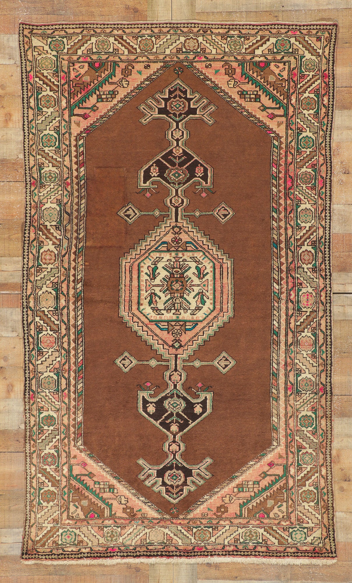 4 x 8 Vintage Persian Hamadan Rug 75745
