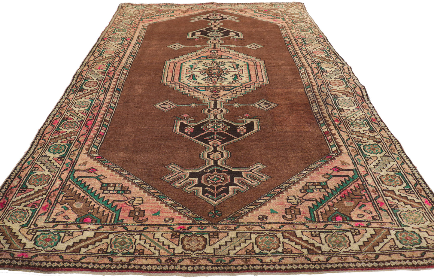 4 x 8 Vintage Persian Hamadan Rug 75745