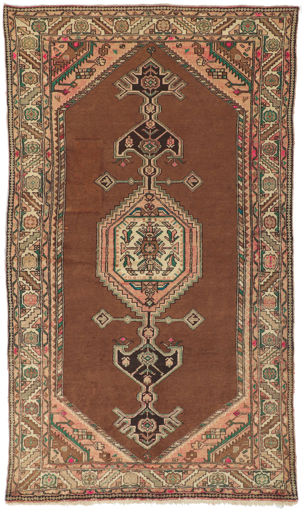 4 x 8 Vintage Persian Hamadan Rug 75745