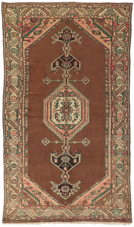 4 x 8 Vintage Persian Hamadan Rug 75745