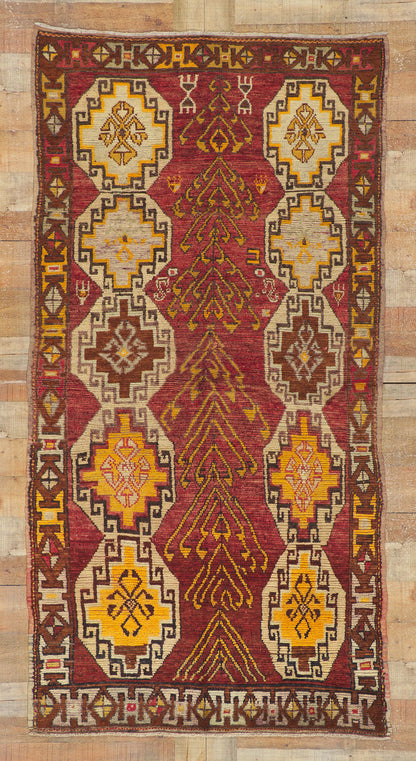 4 x 8 Vintage Turkish Oushak Rug 50087