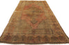 4 x 8 Vintage Turkish Oushak Rug 74114