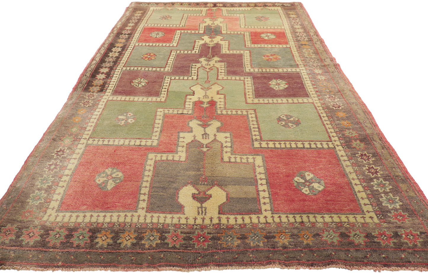 4 x 8 Vintage Turkish Prayer Rug 51806