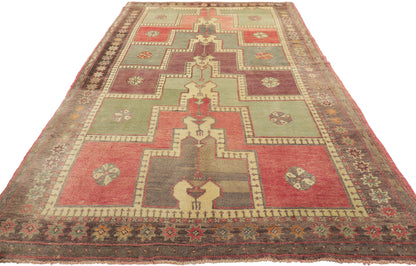 4 x 8 Vintage Turkish Prayer Rug 51806