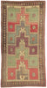 4 x 8 Vintage Turkish Prayer Rug 51806