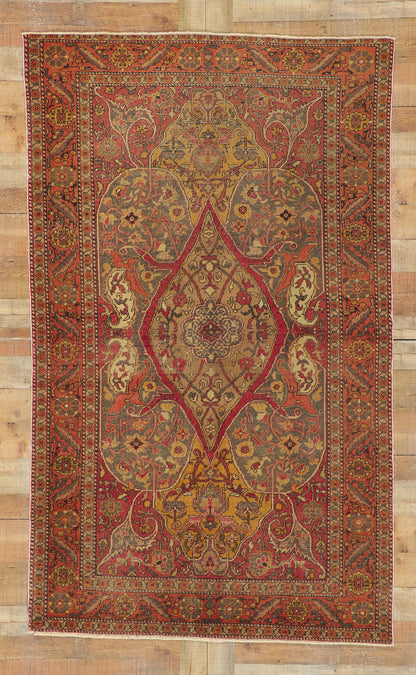 5 x 8 Vintage Turkish Sivas Rug 50572