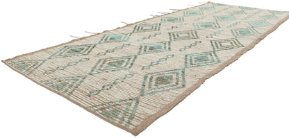 4 x 9 Earth-Tone Moroccan Runner 80769