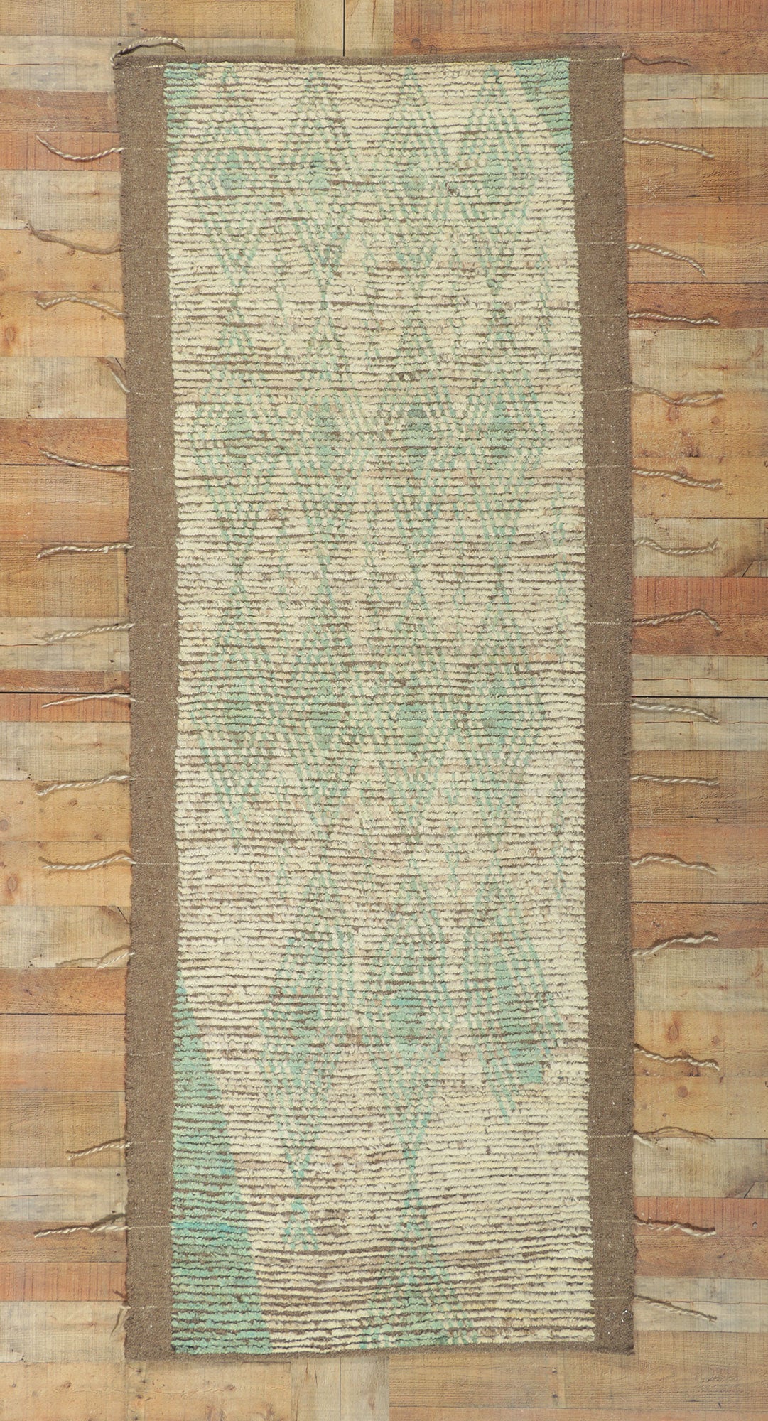 4 x 9 Earth-Tone Moroccan Runner 80770