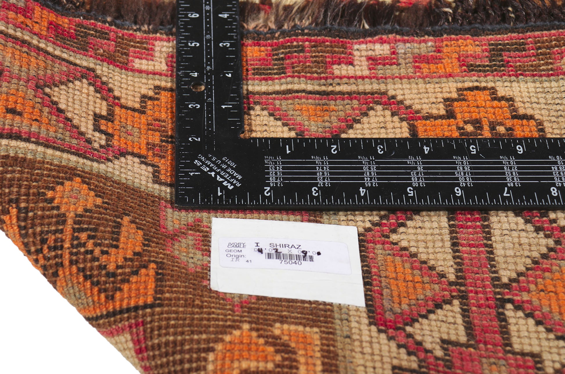 4 x 9 Vintage Persian Tribal Shiraz Rug 75040