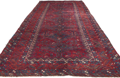 4 x 10 Vintage Persian Shiraz Rug 61239