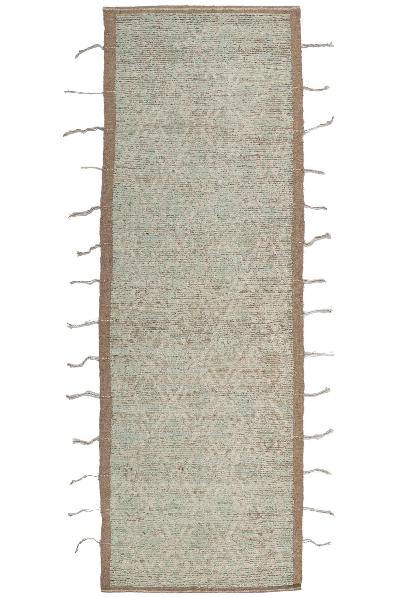 4 x 10 Earth-Tone Moroccan Runner 80764