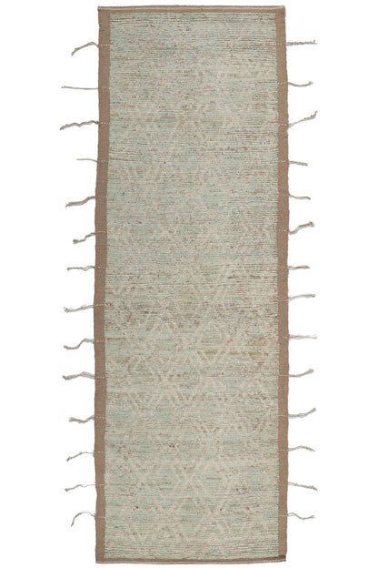 4 x 10 Earth-Tone Moroccan Runner 80764