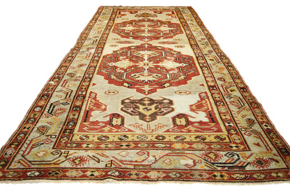 4 x 11 Vintage Turkish Oushak Rug 73769