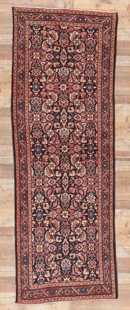 4 x 11 Vintage Persian Mahal Rug 61230