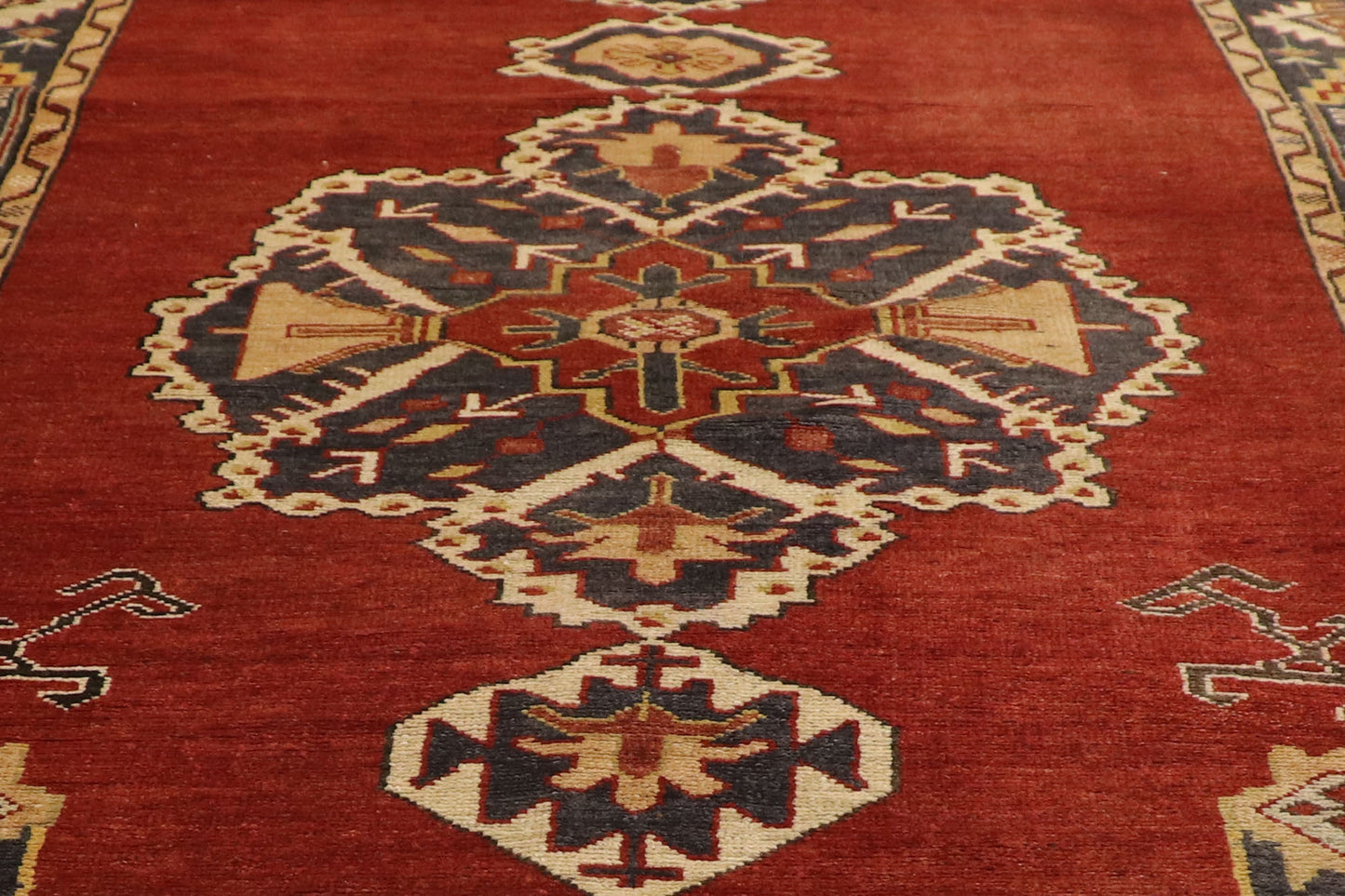 4 x 12 Vintage Turkis Oushak Rug 73738