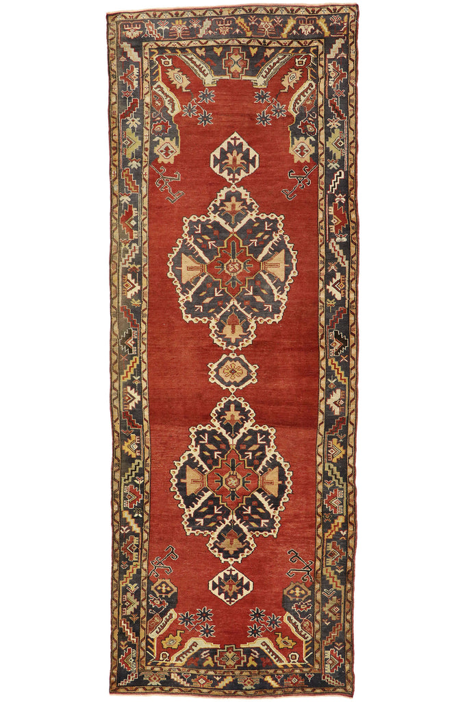 4 x 12 Vintage Turkis Oushak Rug 73738