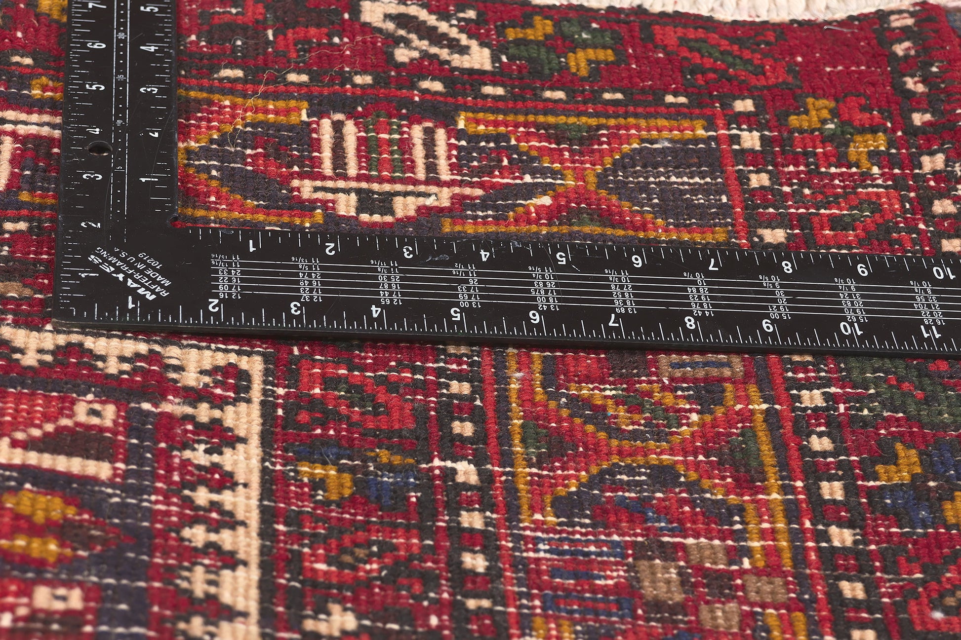 4 x 14 Antique Persian Heriz Rug 61254