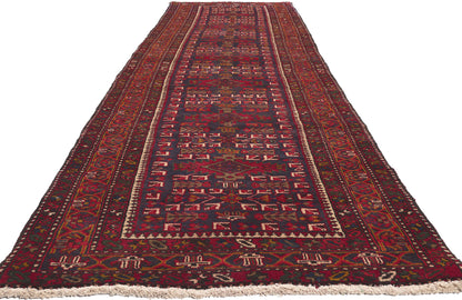 4 x 14 Antique Persian Heriz Rug 61254