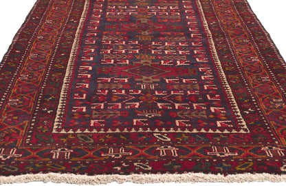 4 x 14 Antique Persian Heriz Rug 61254