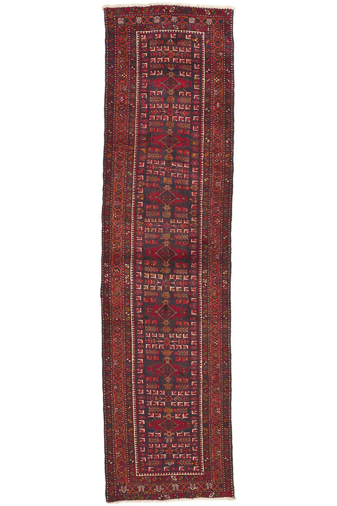4 x 14 Antique Persian Heriz Rug 61254
